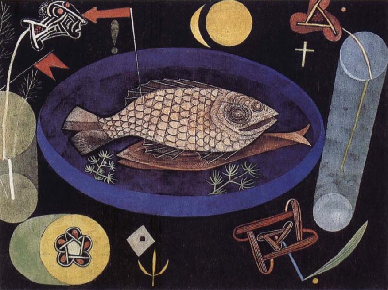 Paul Klee Around the Fish Sweden oil painting art